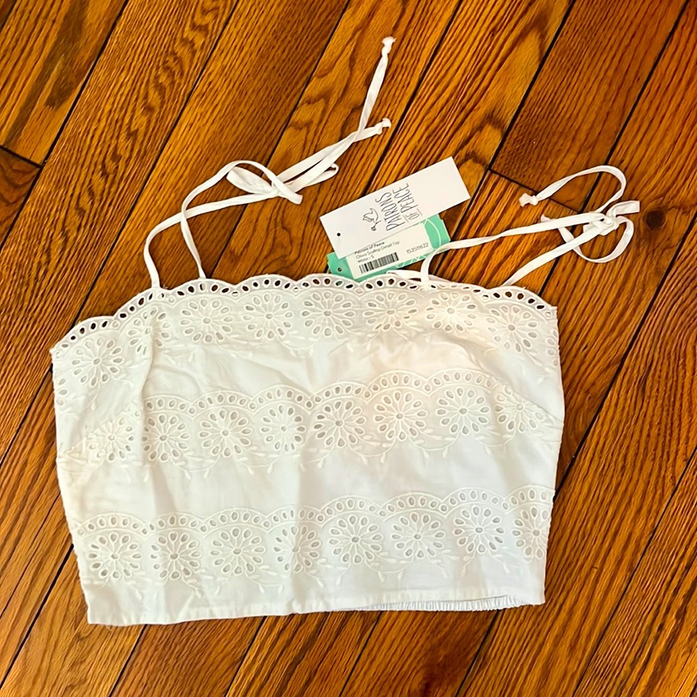 White Crop Top